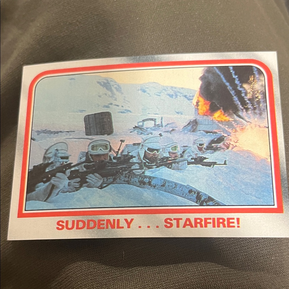 Vintage Star Wars Hoth Sticker - 'Suddenly... Starfire!'